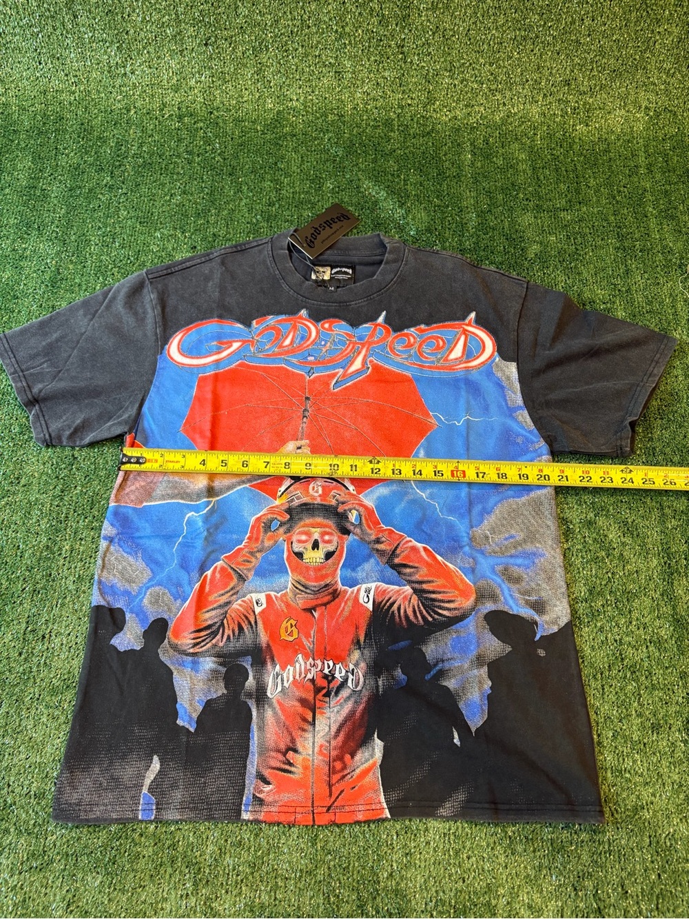 GODSPEED Red Graphic Short Sleeve Tee - Men's Crew Neck - Picture 7 of 13